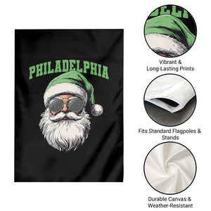 Christmas PFE Garden Flag Vintage Santa Claus Face Game Day TS10 Print Your Wear