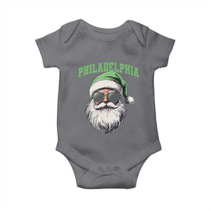 Christmas PFE Baby Onesie Vintage Santa Claus Face Game Day TS10 Charcoal Print Your Wear