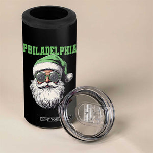 Christmas PFE 4 in 1 Can Cooler Tumbler Vintage Santa Claus Face Game Day TS10 Print Your Wear