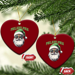 Christmas PFE Ceramic Ornament Vintage Santa Claus Face Game Day TS10 Print Your Wear