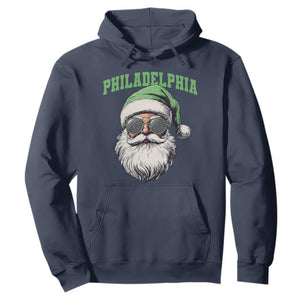 Christmas PFE Hoodie Vintage Santa Claus Face Game Day TS10 Navy Print Your Wear
