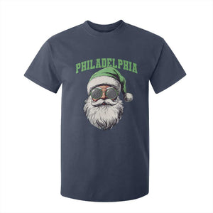 Christmas PFE T Shirt For Kid Vintage Santa Claus Face Game Day TS10 Navy Print Your Wear