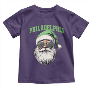 Christmas PFE Toddler T Shirt Vintage Santa Claus Face Game Day TS10 Purple Print Your Wear