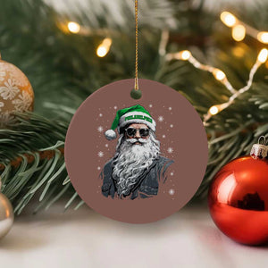 Vintage Christmas PFE Ceramic Ornament Retro Santa Game Day TS10 1pc Mocha Print Your Wear
