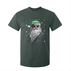 Vintage Christmas PFE T Shirt For Kid Retro Santa Game Day TS10 Dark Forest Green Print Your Wear