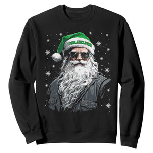 Vintage Philadelphia Football Christmas Sweatshirt Retro Santa Game Day TS10 Black Print Your Wear