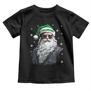 Vintage Christmas PFE Toddler T Shirt Retro Santa Game Day TS10 Black Print Your Wear