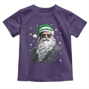 Vintage Christmas PFE Toddler T Shirt Retro Santa Game Day TS10 Purple Print Your Wear