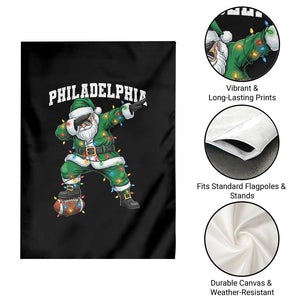 Christmas PFE Garden Flag Funny Dabbing Santa Football Lovers Game Day TS10 Print Your Wear