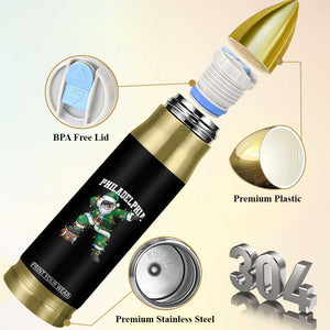 Christmas PFE Bullet Tumbler Funny Dabbing Santa Football Lovers Game Day TS10 Print Your Wear