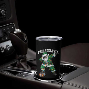 Christmas PFE Tumbler Cup Funny Dabbing Santa Football Lovers Game Day TS10 Print Your Wear