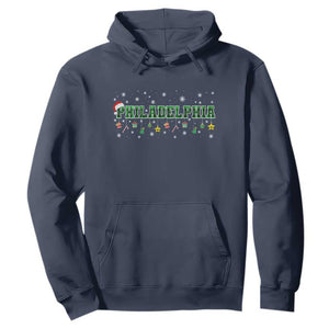 Christmas PFE Hoodie Green Plaid Philly Fan Football Lovers Xmas Pajamas TS10 Navy Print Your Wear