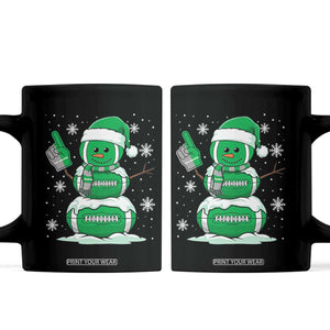 EF Christmas Snowman Coffee Mug Funny Philly Fan Vintage Football Lovers TS10 Black Print Your Wear