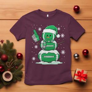 EF Christmas Snowman T Shirt Funny Philly Fan Vintage Football Lovers TS10 Maroon Print Your Wear