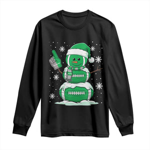 EF Christmas Snowman Long Sleeve Shirt Funny Philly Fan Vintage Football Lovers TS10 Black Print Your Wear