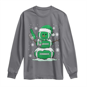 EF Christmas Snowman Long Sleeve Shirt Funny Philly Fan Vintage Football Lovers TS10 Charcoal Print Your Wear