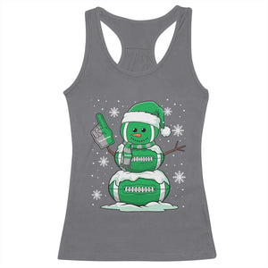 EF Christmas Snowman Racerback Tank Top Funny Philly Fan Vintage Football Lovers TS10 Charcoal Print Your Wear