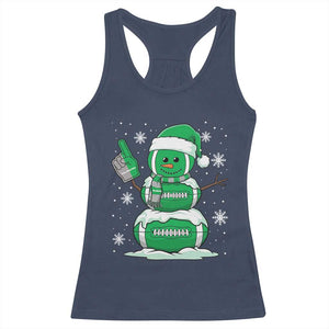 EF Christmas Snowman Racerback Tank Top Funny Philly Fan Vintage Football Lovers TS10 Navy Print Your Wear