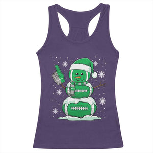 EF Christmas Snowman Racerback Tank Top Funny Philly Fan Vintage Football Lovers TS10 Purple Print Your Wear