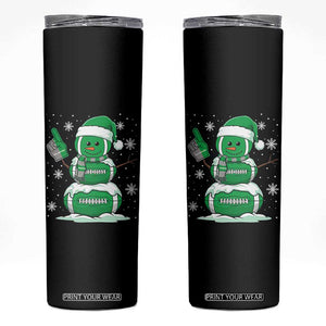 EF Christmas Snowman Skinny Tumbler Funny Philly Fan Vintage Football Lovers TS10 Black Print Your Wear