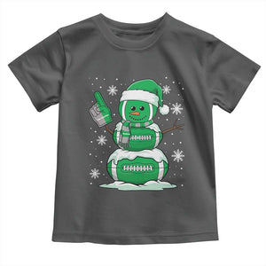 EF Christmas Snowman Toddler T Shirt Funny Philly Fan Vintage Football Lovers TS10 Dark Heather Print Your Wear