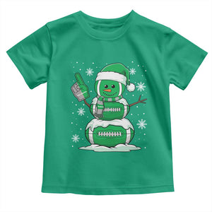 EF Christmas Snowman Toddler T Shirt Funny Philly Fan Vintage Football Lovers TS10 Irish Green Print Your Wear
