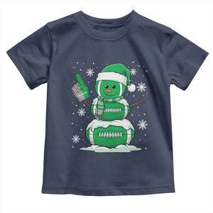 EF Christmas Snowman Toddler T Shirt Funny Philly Fan Vintage Football Lovers TS10 Navy Print Your Wear