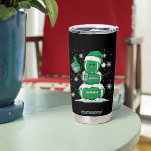 Philadelphia Christmas Snowman Tumbler Cup Funny Philly Fan Vintage Football Lovers TS10 Print Your Wear