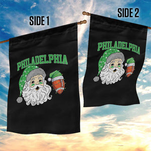 Christmas Santa Philly Lover Garden Flag Funny EF Vintage Football Lovers TS10 Print Your Wear