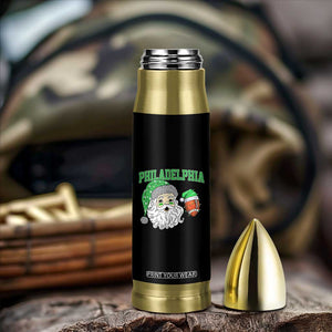 Christmas Santa Philly Lover Bullet Tumbler Funny EF Vintage Football Lovers TS10 Print Your Wear