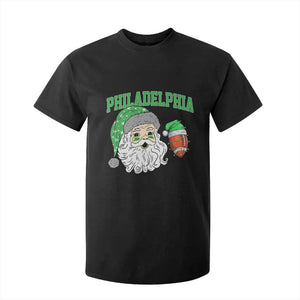 Christmas Santa Philly Lover T Shirt For Kid Funny EF Vintage Football Lovers TS10 Black Print Your Wear