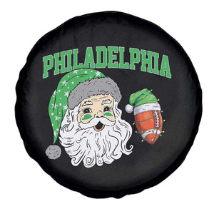 Christmas Santa Philly Lover Spare Tire Cover Funny EF Vintage Football Lovers TS10 Print Your Wear