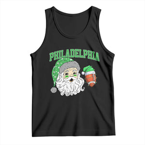 Christmas Santa Philly Lover Tank Top Funny EF Vintage Football Lovers TS10 Black Print Your Wear