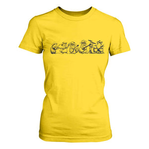 Animal Band T Shirt For Women Funny Forest Animals Playing Instruments Vintage Music Lovers TS10 Daisy Print Your Wear