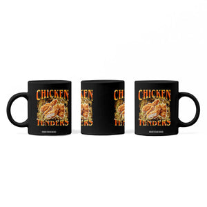 Funny Chicken Tenders Coffee Mug Funny Foodie Vintage 90s Bootleg Rap TS10 Print Your Wear
