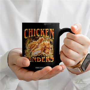 Funny Chicken Tenders Coffee Mug Funny Foodie Vintage 90s Bootleg Rap TS10 Print Your Wear