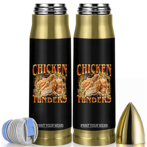 Funny Chicken Tenders Bullet Tumbler Funny Foodie Vintage 90s Bootleg Rap TS10 Black Print Your Wear