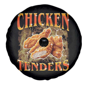 Funny Chicken Tenders Spare Tire Cover Funny Foodie Vintage 90s Bootleg Rap TS10 Print Your Wear