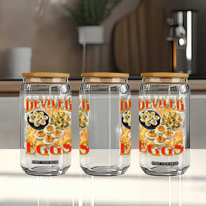 Deviled Eggs Glass Can Vintage 90s Thanksgiving Funny Foodie Bootleg Graphic TS10 Print Your Wear