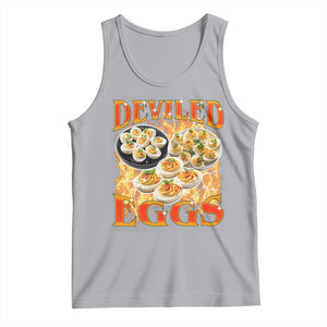 Deviled Eggs Tank Top Vintage 90s Thanksgiving Funny Foodie Bootleg Graphic TS10 Athletic Heather Print Your Wear
