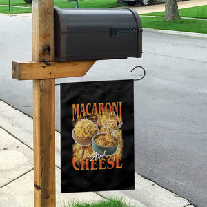 Macaroni And Cheese Meme Garden Flag Vintage 90s Style Funny Foodie Bootleg Graphic TS10 Print Your Wear