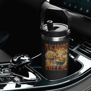 Macaroni And Cheese Meme Flip Straw Tumbler Vintage 90s Style Funny Foodie Bootleg Graphic TS10 Print Your Wear