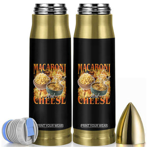 Macaroni And Cheese Meme Bullet Tumbler Vintage 90s Style Funny Foodie Bootleg Graphic TS10 Black Print Your Wear