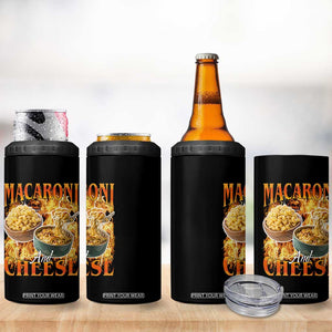 Macaroni And Cheese Meme 4 in 1 Can Cooler Tumbler Vintage 90s Style Funny Foodie Bootleg Graphic TS10 Print Your Wear