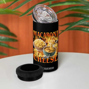 Macaroni And Cheese Meme 4 in 1 Can Cooler Tumbler Vintage 90s Style Funny Foodie Bootleg Graphic TS10 Print Your Wear