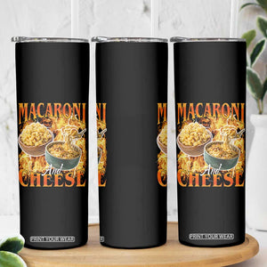Macaroni And Cheese Meme Skinny Tumbler Vintage 90s Style Funny Foodie Bootleg Graphic TS10 Print Your Wear