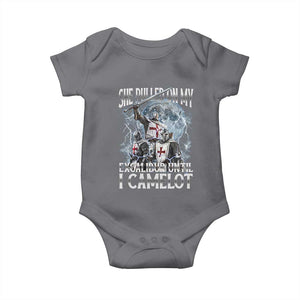 Funny Offensive Knight Meme Baby Onesie She Pulled On My Excalibur Bootleg TS10 Charcoal Print Your Wear