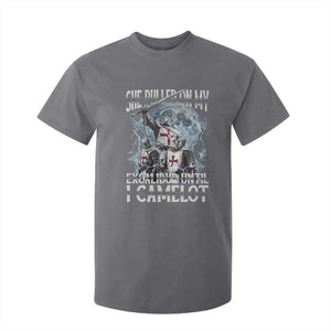 Funny Offensive Knight Meme T Shirt For Kid She Pulled On My Excalibur Bootleg TS10 Charcoal Print Your Wear
