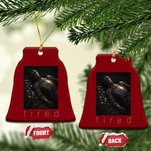 Tired Knight Ceramic Ornament Gothic Medieval Fantasy TS10 Print Your Wear