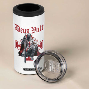 Deus Vult Knight Templar 4 in 1 Can Cooler Tumbler Crusader Cross TS10 Print Your Wear